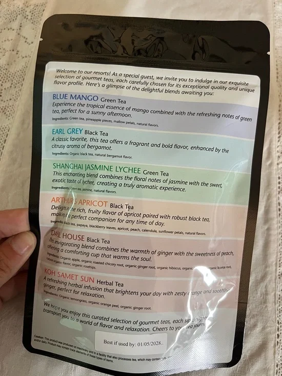 Signature Collection Tea Variety Pack - Black & White Packaging - Picture 3 of 3